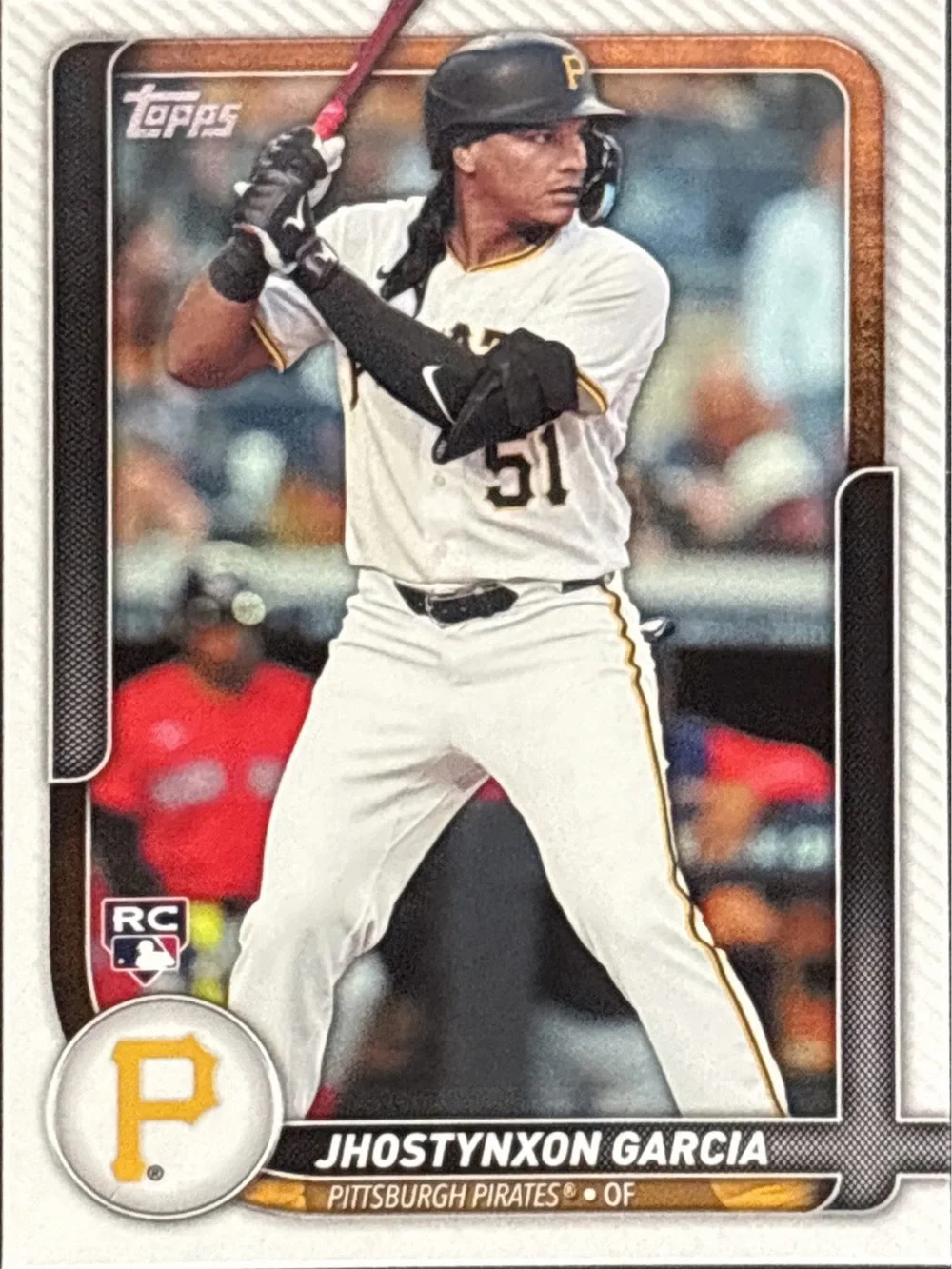 Topps Pittsburgh Pirates Baseball Card - Jhostynxon Garcia Rookie